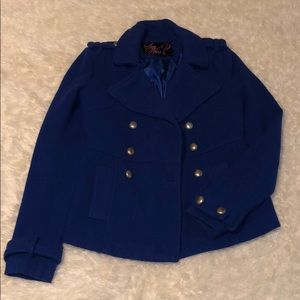 Say What? Royal Blue Jacket SZ S